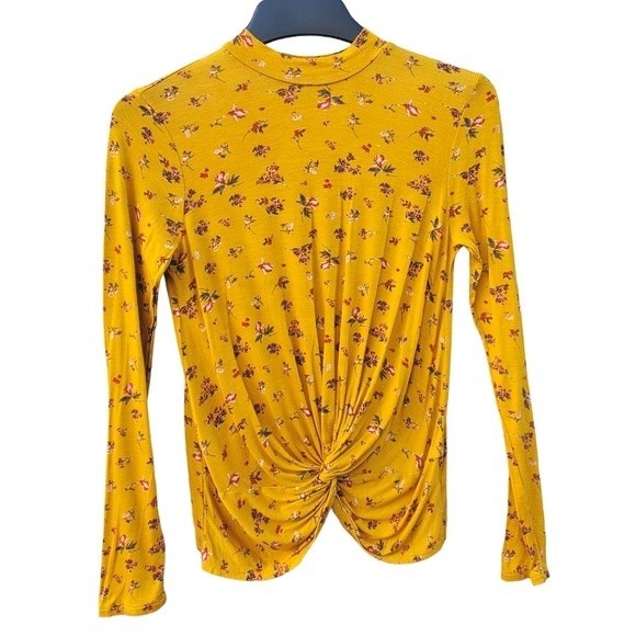 Pink Rose Tops - Pink Rose Knotted Floral Top